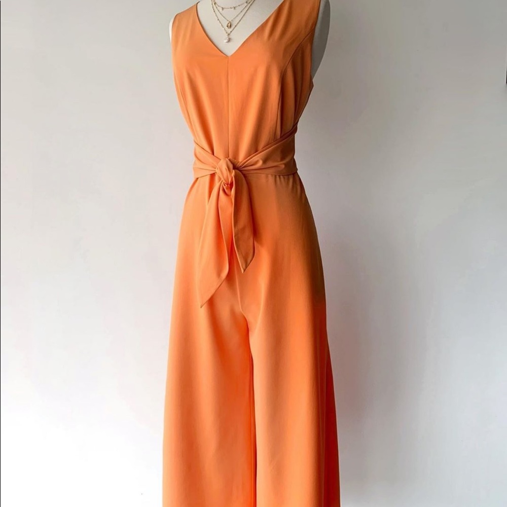 Vibrant Orange Jumpsuit